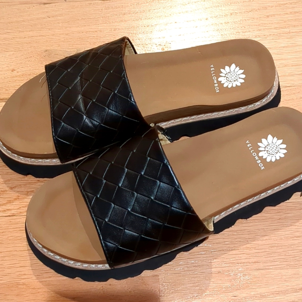Yellow Box sandals